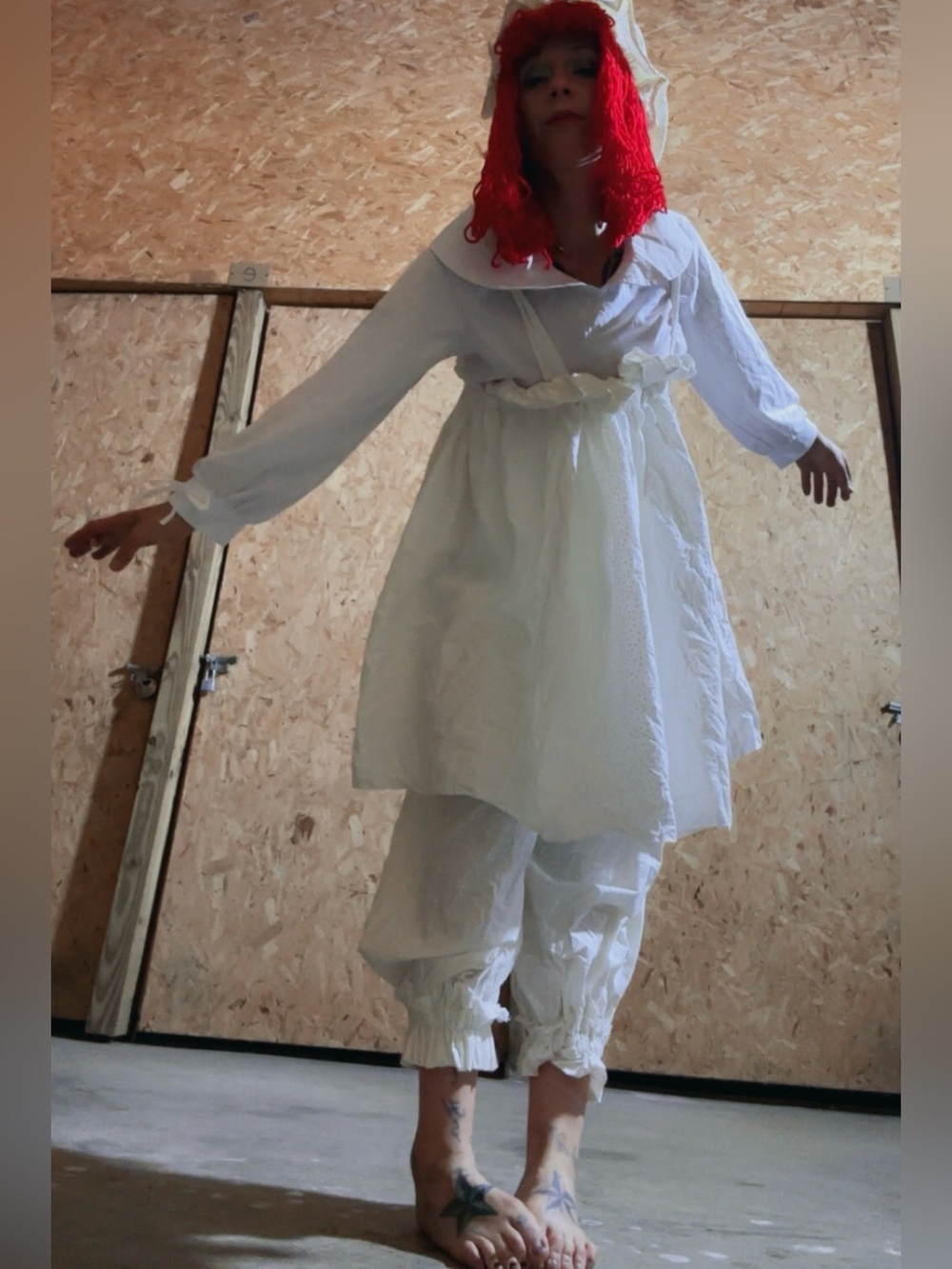 Costume homemade women’s raggedy Anne